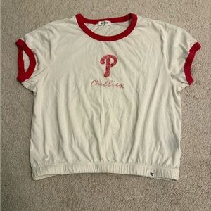 '47 Phillies White and Red Dainty Tee - M